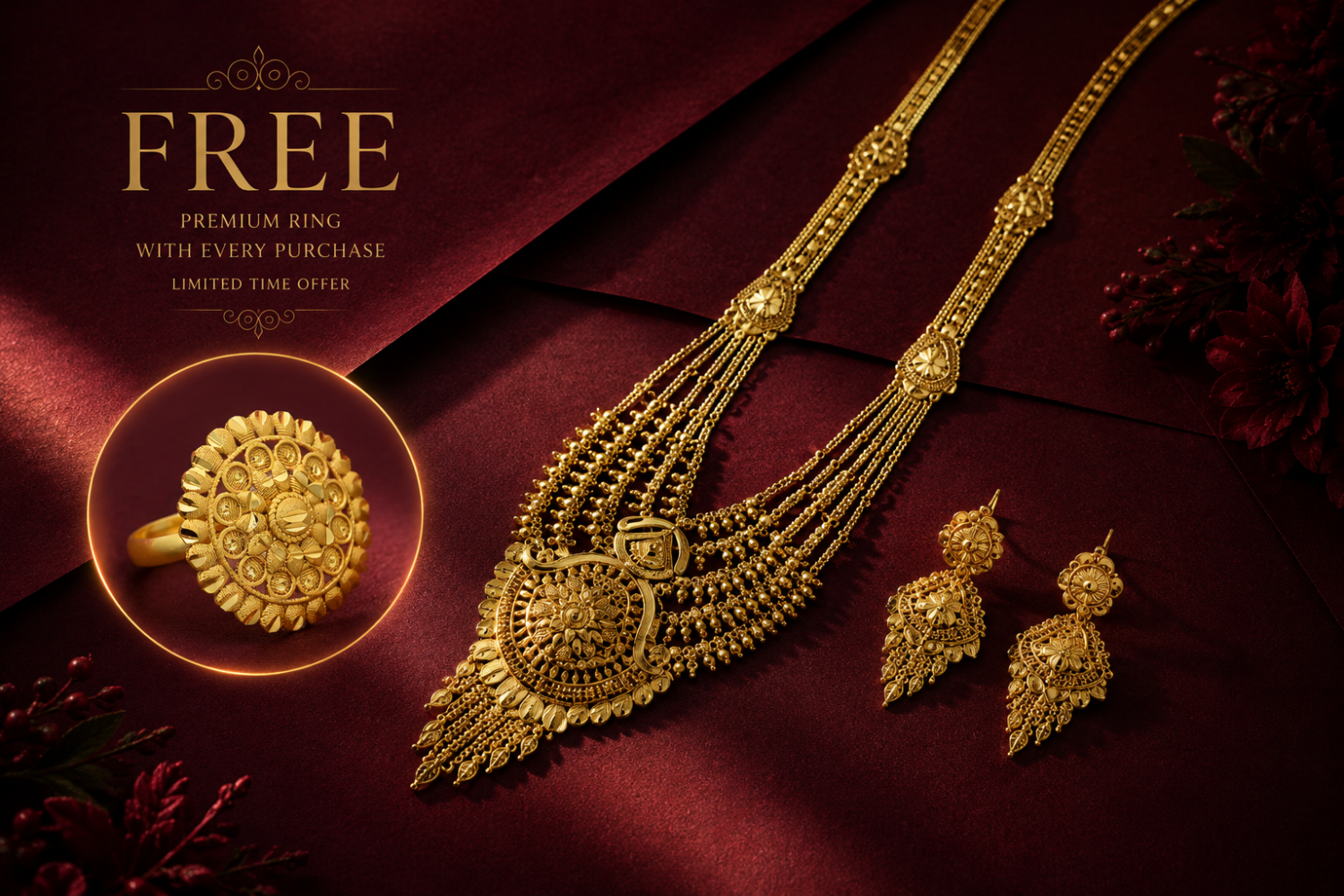 Rani haar with ring free