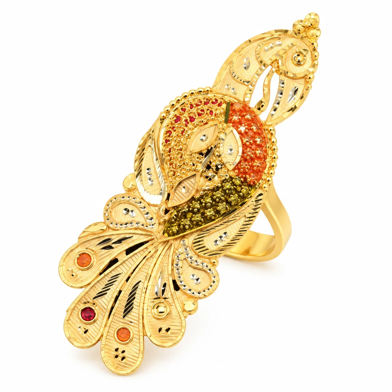 peacock ring