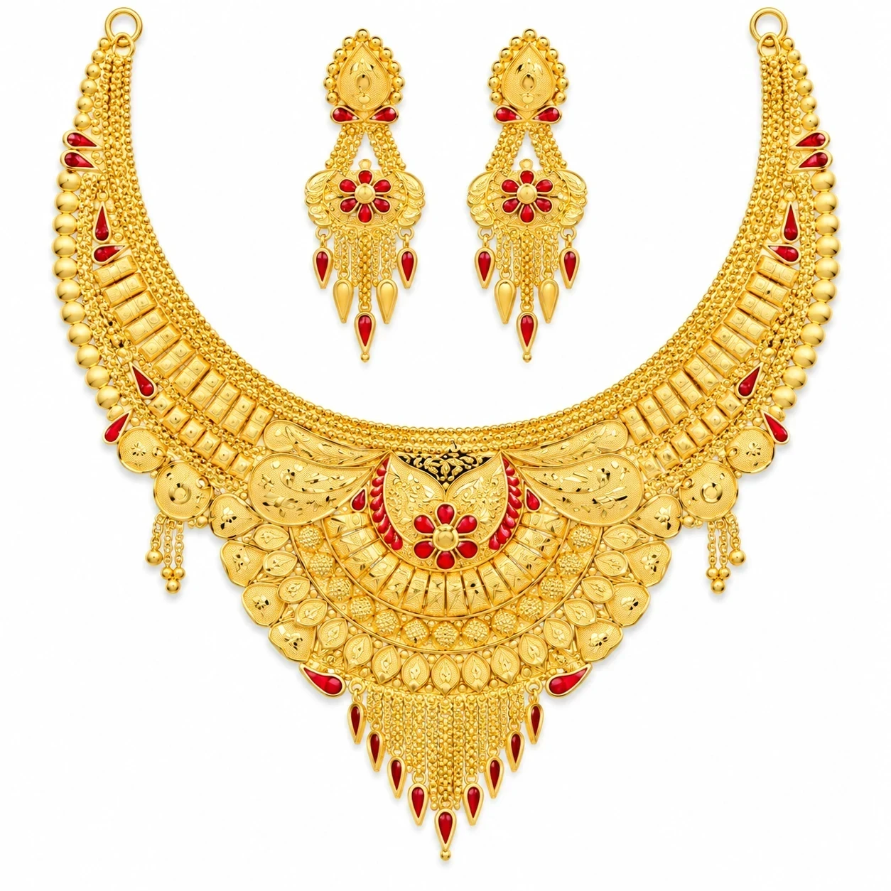 2 MILE GRAM GOLD POLISH NECKLESS