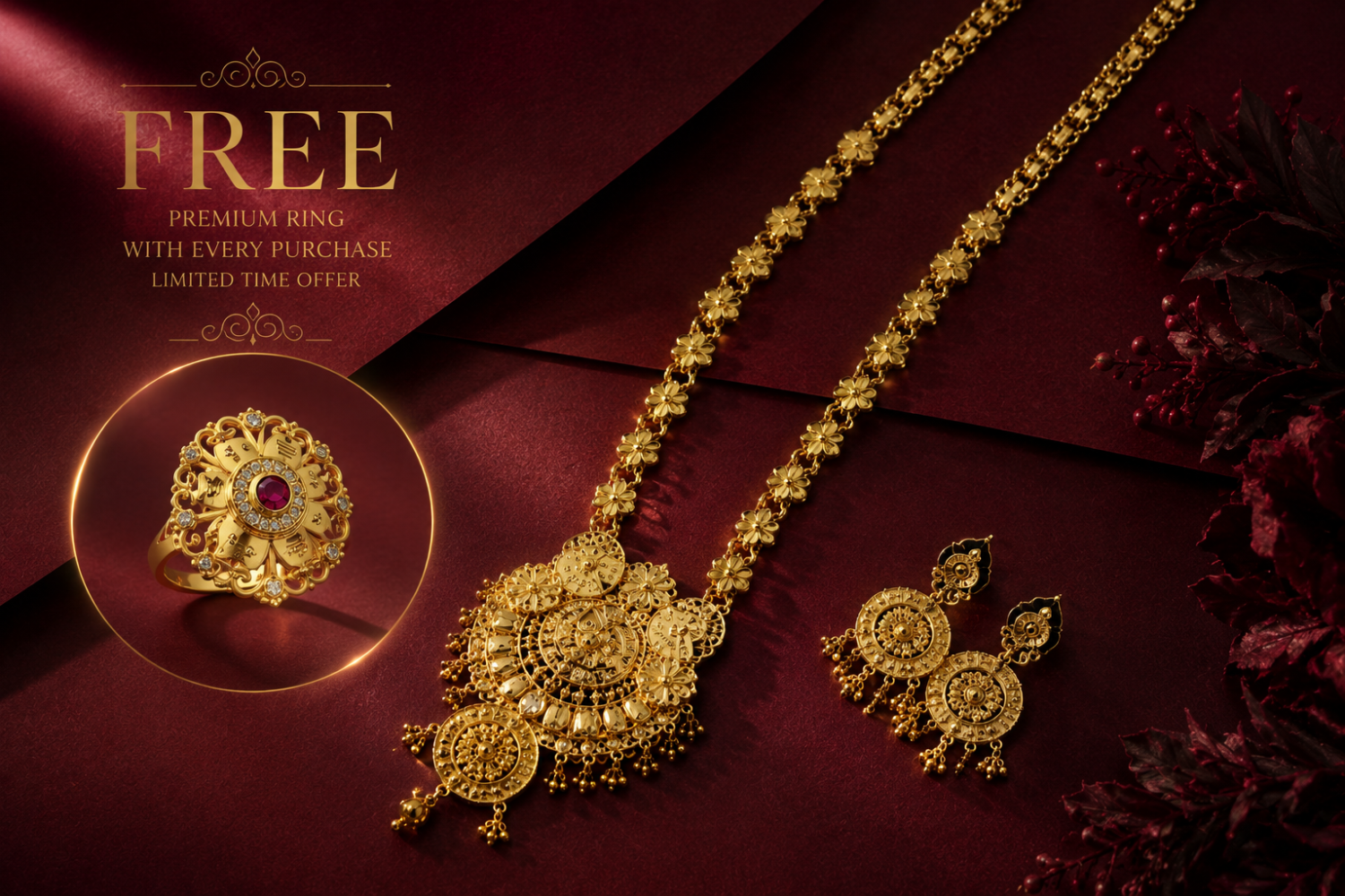 Rani haar with ring free