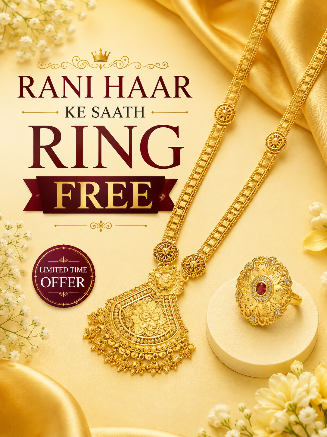 Rani haar with ring free
